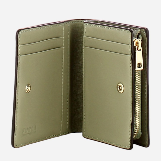 Portfel damski skórzany Furla WP00307HSF000AG7001007 Zielony (800070334445) - obraz 3