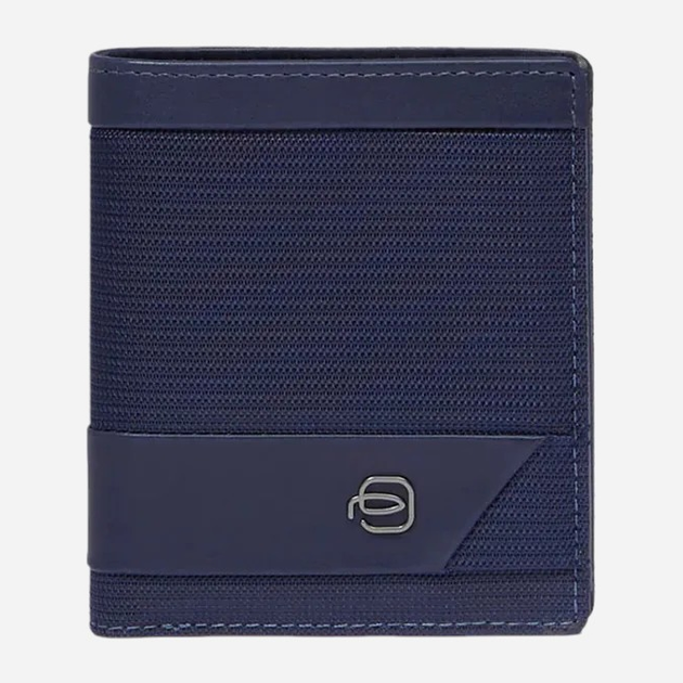 Портмоне чоловіче тканинне для карток Piquadro PU5964W132R/BLU Синє (800070326254) - зображення 1