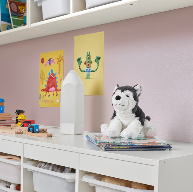 Плюшевая игрушка LIVLIG хаска IKEA 904.142.70 черный/белый - изображение 3