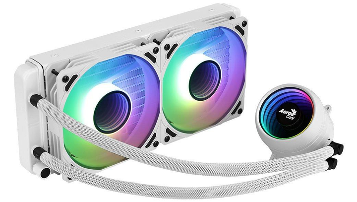 Система водяного охлаждения AeroCool Mirage L240 WH (ACLA-MR24127.73) - изображение 1