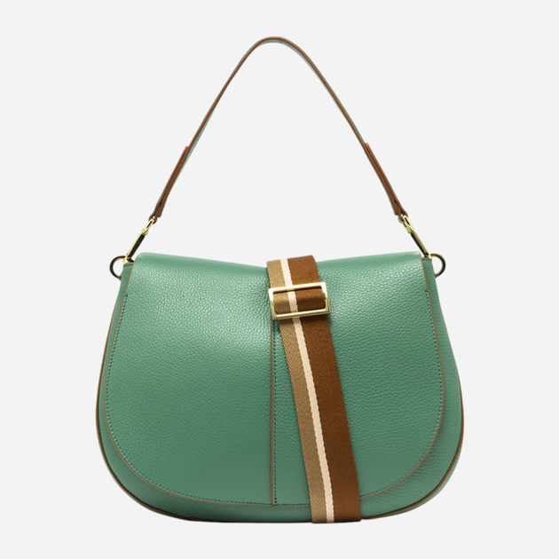 Torebka crossbody damska skórzana Gianni Chiarini BS-6037/COMM-GRN-NA-382 Zielona (800070334530) - obraz 1