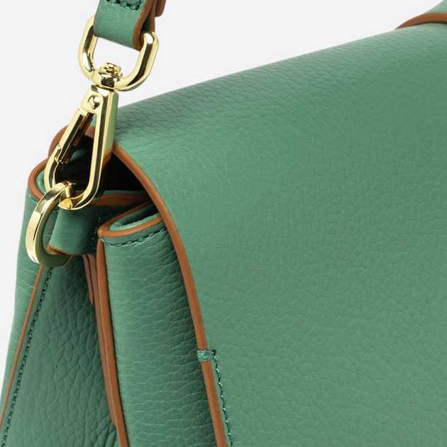 Torebka crossbody damska skórzana Gianni Chiarini BS-6037/COMM-GRN-NA-382 Zielona (800070334530) - obraz 5