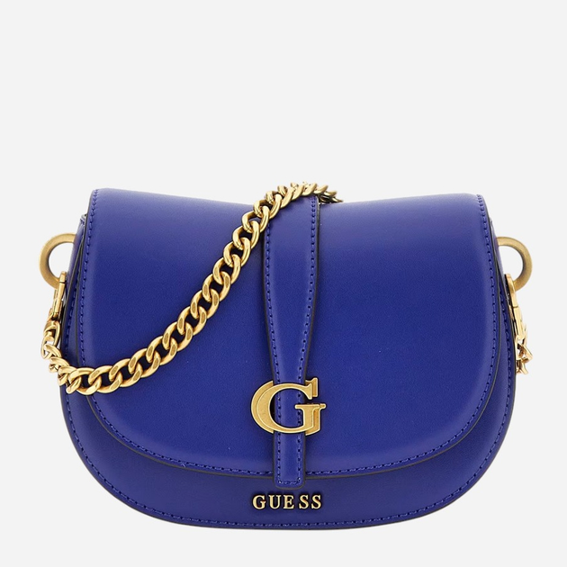 Torebka crossbody damska z łańcuszkiem Guess HWVA9329780-NAV Niebieska (800070326073) - obraz 1