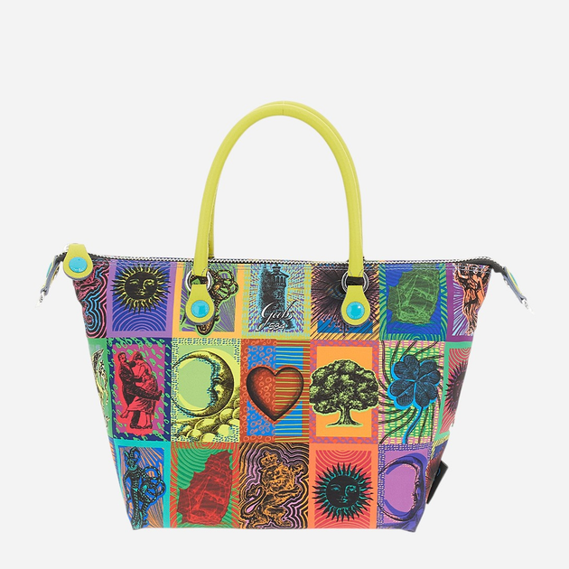 Torba shopper damska duża Gabs G000030T2X1719-S0584 Żółta (800070339556) - obraz 4