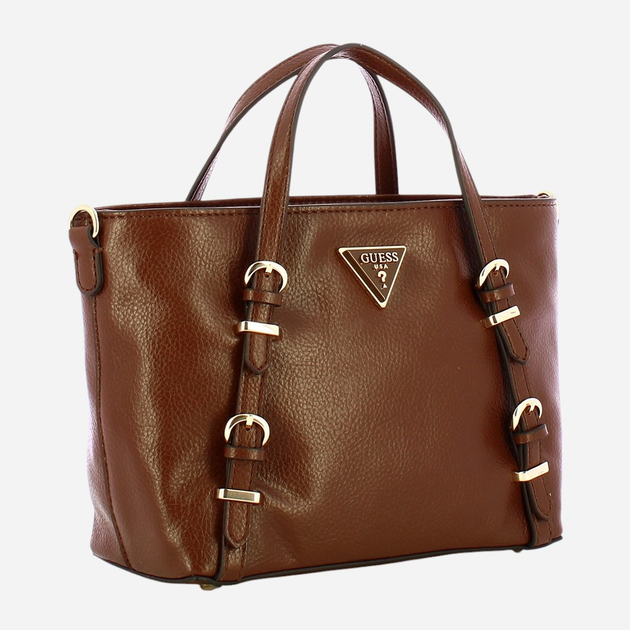 Torba shopper damska mała Guess HWBS8501760-CHO Brązowa (800070326035) - obraz 3