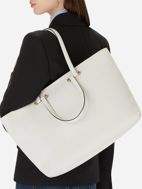 Torba shopper damska skórzana Furla WB01453BX31693576S1007 Biała (800070334453) - obraz 3