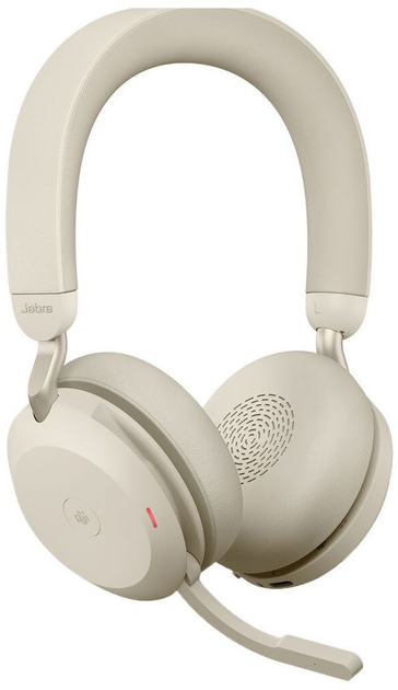 Słuchawki Jabra Evolve2 75 USB-A MS Stereo Beige (27599-999-998) - obraz 2