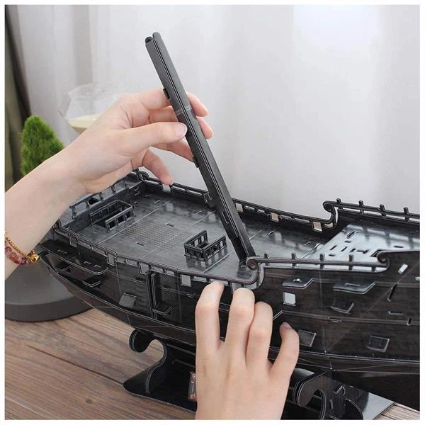 3D пазл CubicFun Корабль Черной Бороды Месть Королевы Анны большой (T4018h) - изображение 5