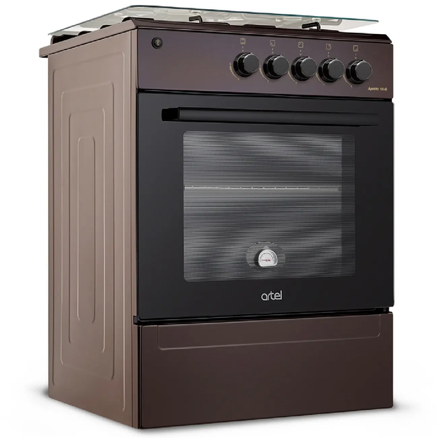 Плита газова ARTEL APETITO 10-G BROWN - изображение 2