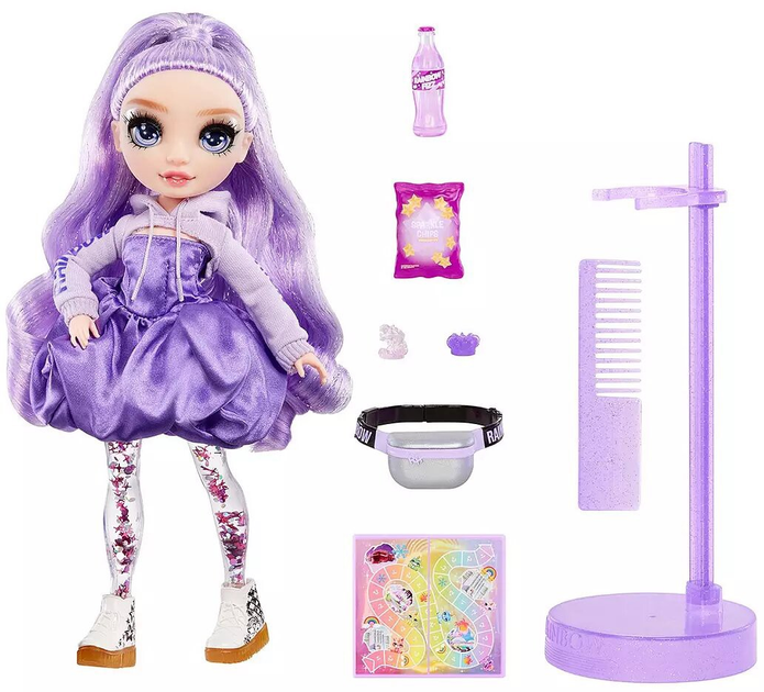 Лялька Rainbow High Sparkle & Shine Віола з аксесуарами 23 см (35051427810) - зображення 5