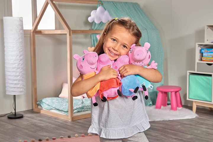Набір талісманів Simba Peppa Pig із сім'єю в машині (4006592057862) - зображення 6