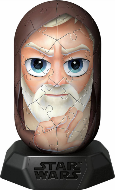 Puzzle 3D Ravensburger Hylkies Star Wars Obi-Wan Kenobi (4005555010159) - obraz 3
