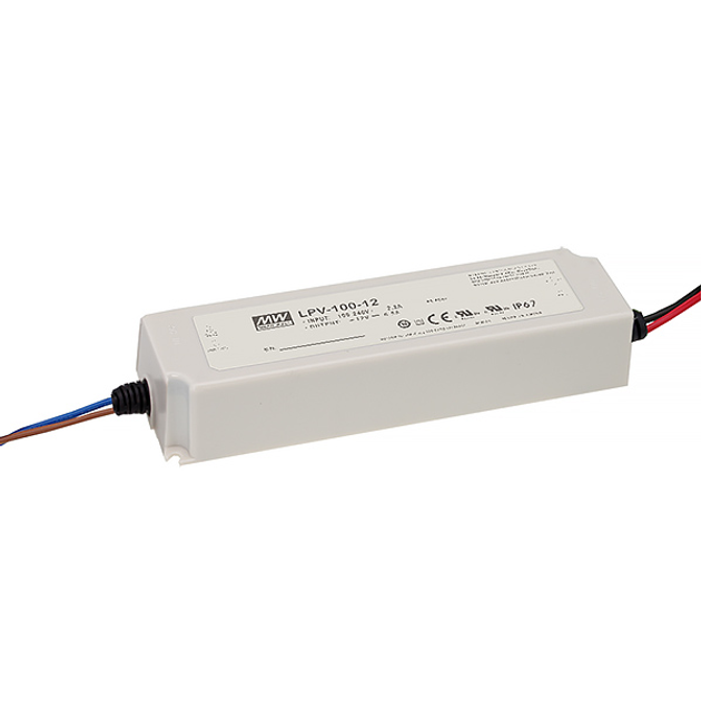 Блок питания 100W MEANWELL LPV-100-12 IP67 - изображение 1