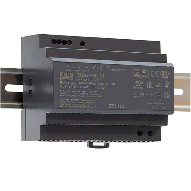 Блок питания 136W MEANWELL HDR-150-12 IP31 - изображение 1