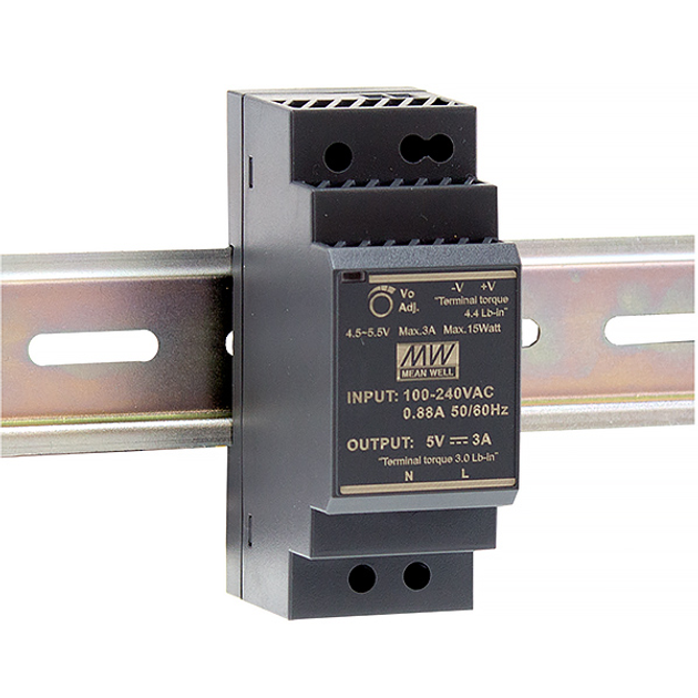 Блок питания 30W MEANWELL HDR-30-24 IP31 - изображение 1