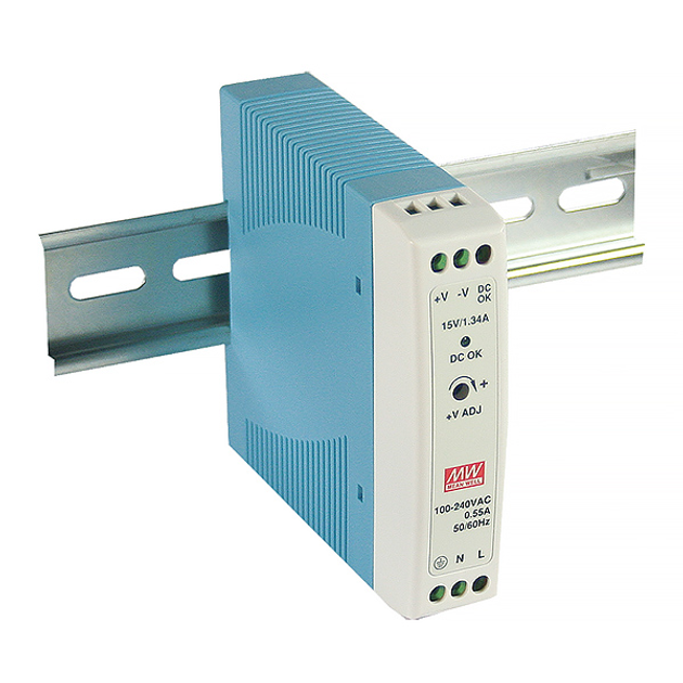 Блок питания 20W MEANWELL MDR-20-24 IP31 - изображение 1