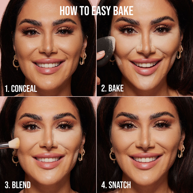 Puder brązujący do twarzy Huda Beauty Easy Bake Cinnamon Bun sypki 20 g (6291106032307) - obraz 8