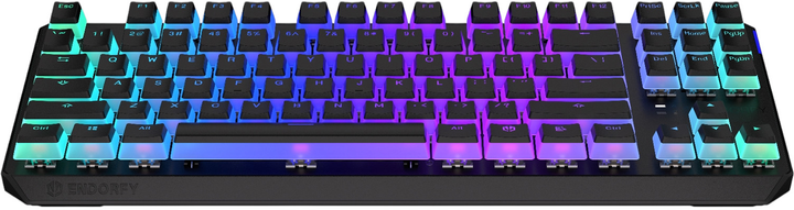 Klawiatura bezprzewodowa Endorfy Thock TKL Pudding Kailh Box Red Wireless Black (EY5A119) - obraz 4