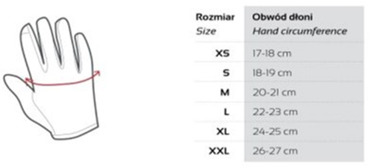 Rękawiczki rowerowe ACCENT Marathon S Black (610-80-45_ACC-S) - obraz 2