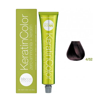 4/52 Крем-краска для волос безаммиачная BBCOS Keratin Color 100 мл - Фото 1 4/52 Крем-краска для волос безаммиачная BBCOS Keratin Color 100 мл - изображение 1