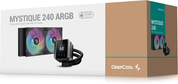 System chłodzenia cieczą DeepCool Mystique 240 ARGB Black (R-LX550-BKADSNC-G-1) - obraz 6