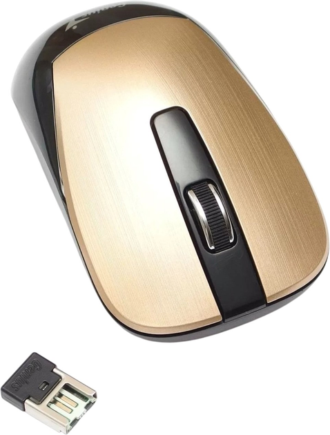 Mysz Genius NX-7015 Wireless Black/Gold (31030019402) - obraz 3