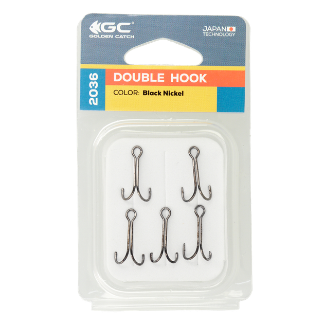 Крючок двойной GC Double Hook 2036BN №8 (5шт) - изображение 3
