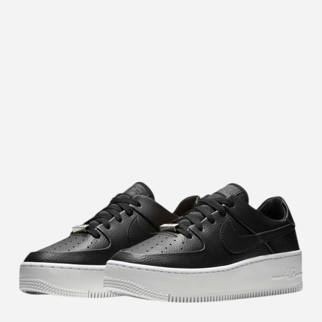 Sneakersy damskie na platformie Nike Air Force 1 Sage Low AR5339-002 36 (5.5US) Czarne (191887656029) - obraz 2