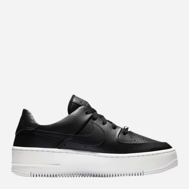 Sneakersy damskie na platformie Nike Air Force 1 Sage Low AR5339-002 37.5 (6.5US) Czarne (191887656043) - obraz 1