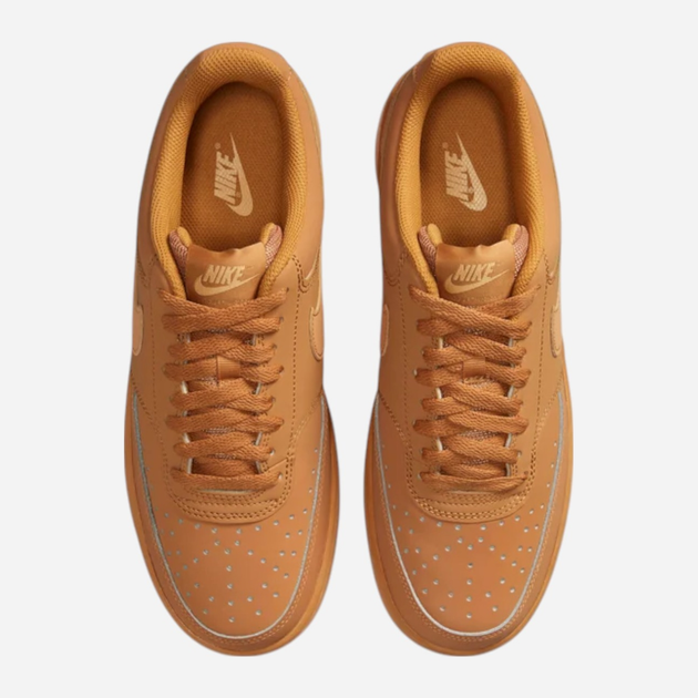Sneakersy męskie do kostki Nike Court Vision Low CD5463-200 42 (8.5US) Brązowe (194497869858) - obraz 4