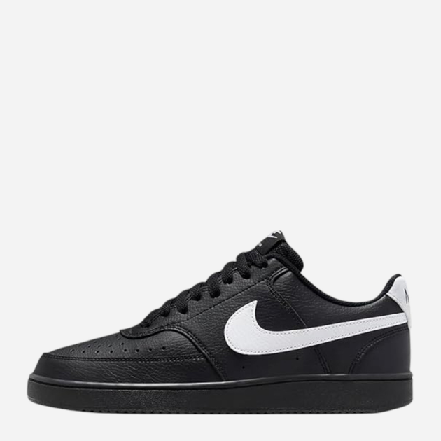 Sneakersy męskie do kostki Nike Court Vision Low FZ0630-010 42 (8.5US) Czarne (196974380450) - obraz 1