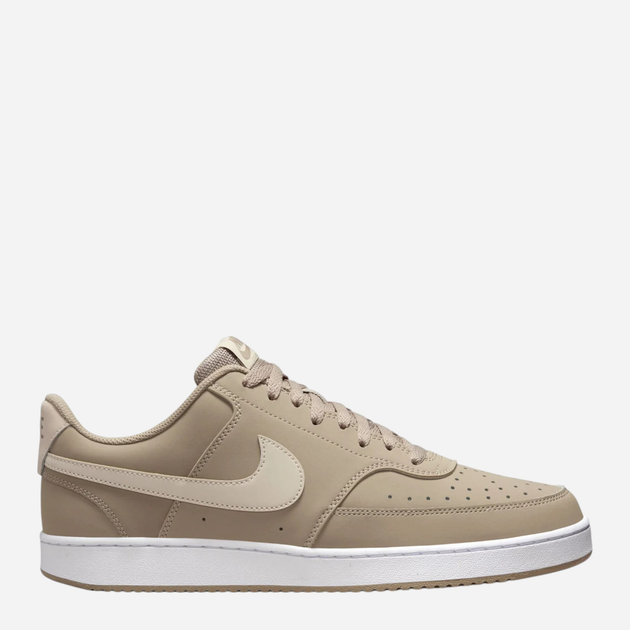 Sneakersy męskie do kostki Nike Court Vision Low HM6193-247 41 (8US) Ciemnobeżowe (197599056362) - obraz 1