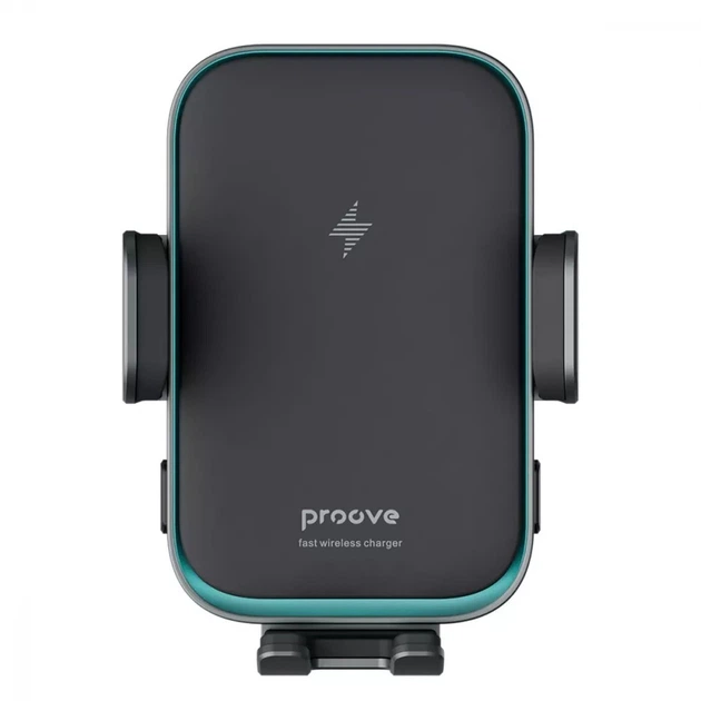Автомобильный беспроводной зарядный держатель Proove WHTP15010004 Triple Clamp Pro 15W Grey - изображение 2
