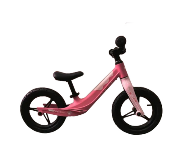 Детский беговел Crosser Magnesium Balance 12 с надувными колесами 12 дюймов для детей от 2 лет легкий магниевый сплав розовый - изображение 2
