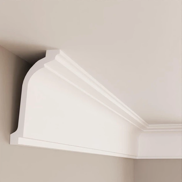 Карниз полиуретановый 120x65x2000 мм Gaudi Decor P 136 - изображение 3