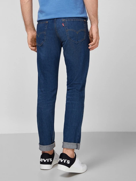Jeansy slim fit męskie Levi's 511 Slim 04511-1163 34-32 Szafirowe (5415153940861) - obraz 2