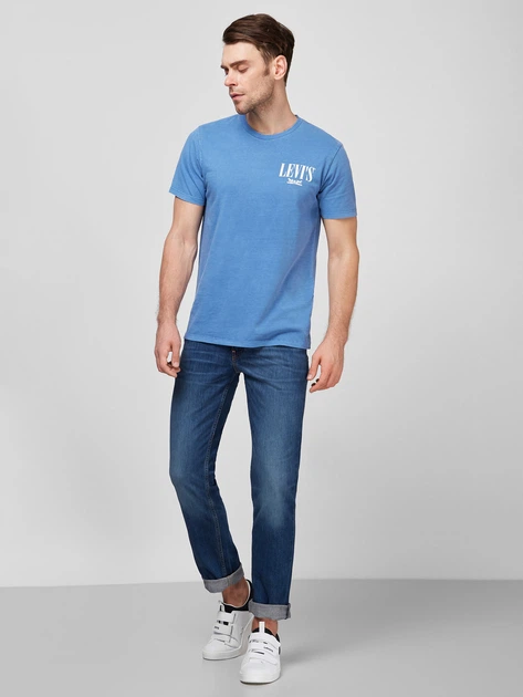 Jeansy slim fit męskie Levi's 511 Slim 04511-1163 34-32 Szafirowe (5415153940861) - obraz 3