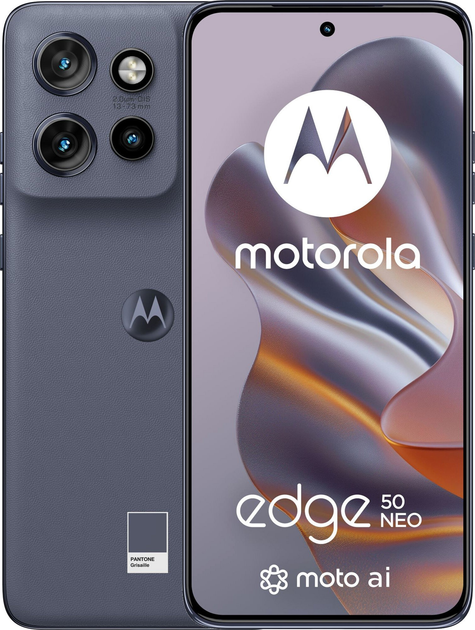 Мобільний телефон Motorola Edge 50 Neo 8/256GB Grisaille (PB310044RO) - зображення 1