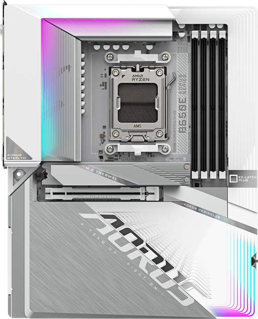 Płyta główna Gigabyte B650E AORUS STEALTH ICE (sAM5, AMD B650, PCI-Ex16) - obraz 1