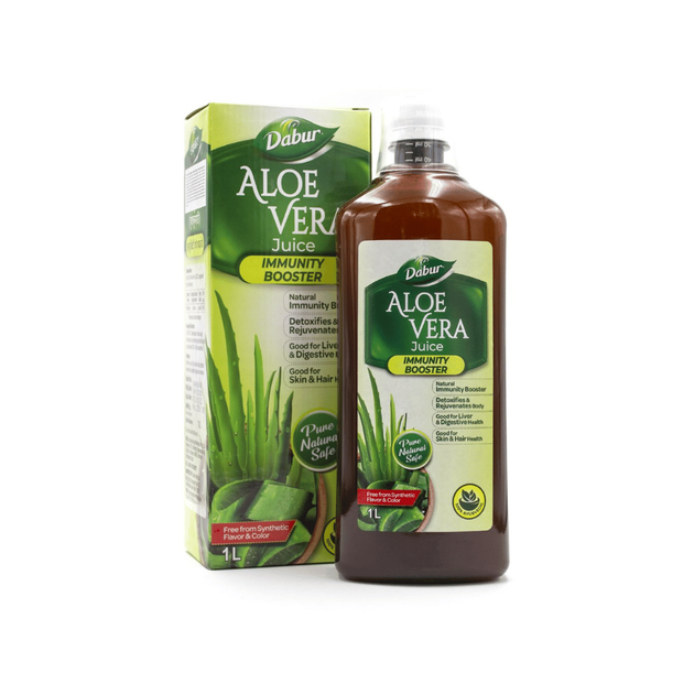 Аюрведичний оздоровчий сік Алое Вера Підвищення імунітету 1л Dabur 8901207035623 - Фото 1 Аюрведичний оздоровчий сік Алое Вера Підвищення імунітету 1л Dabur 8901207035623 - зображення 1