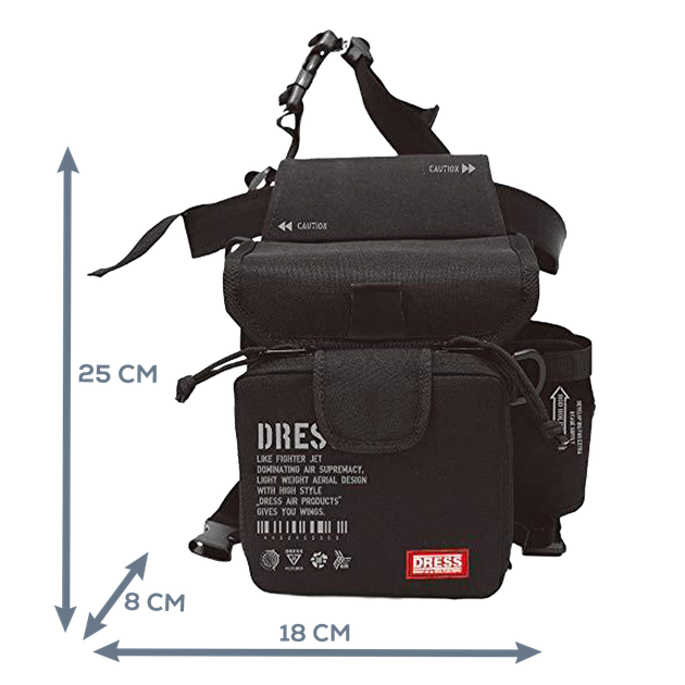 Сумка Dress Tactical Leg Bag Air Borne Black - Фото 5 Сумка Dress Tactical Leg Bag Air Borne Black - изображение 5