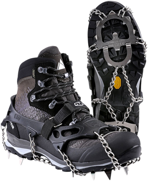 Raczki turystyczne Climbing Technology Ice Traction Plus 44 - 47 Black (8056734832952) - obraz 2