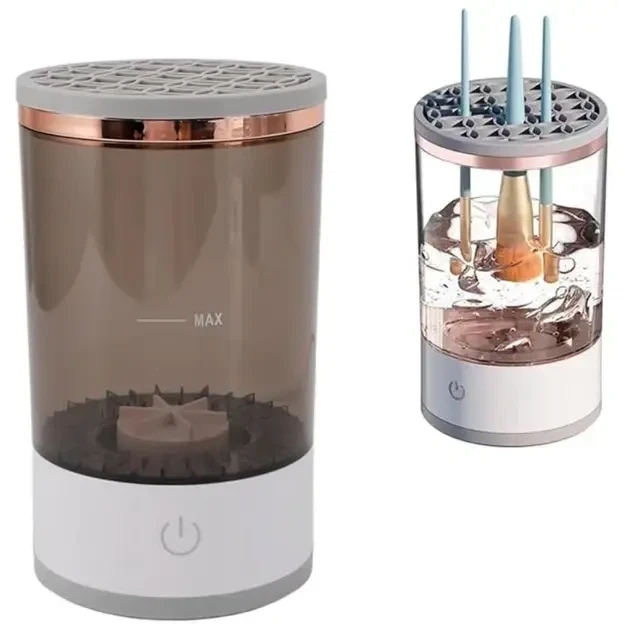 Электрический очиститель косметических кистей Makeup Brush Cleaner с USB зарядкой 9516 - Фото 6 Электрический очиститель косметических кистей Makeup Brush Cleaner с USB зарядкой 9516 - изображение 6