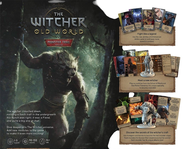 Доповнення до настільної гри Go On Board The Witcher: Old World - Monster Trail (версія англійська) (5905289602417) - зображення 7