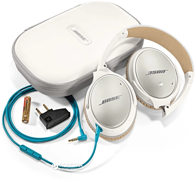 Наушники Bose QuietComfort 25 White (QC25/white) купить в интернет Наушники Bose QuietComfort 25 White (QC25/white) купить в интернет