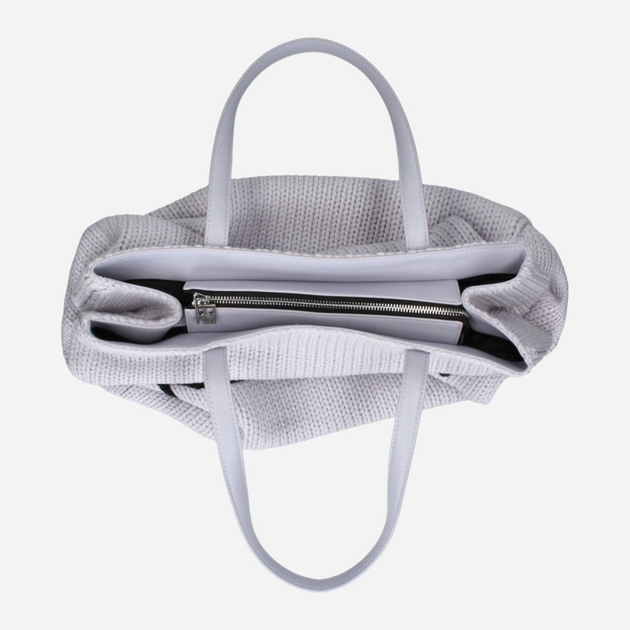 Torba shopper damska duża Rebelle Warm 1WR242TX0168-B077 Szara (800070310516) - obraz 4