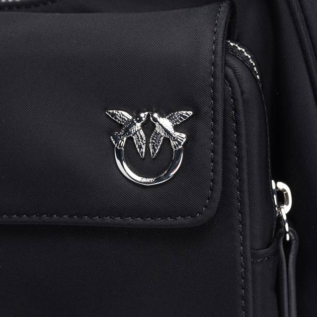 Сумка жіноча середня Pinko Cargo 102794A1J4-Z99N Чорна (800070319774) - зображення 6