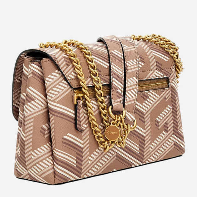 Torebka crossbody damska Guess Montreal HWSA8756210-TPG Brązowa (800070325063) - obraz 3