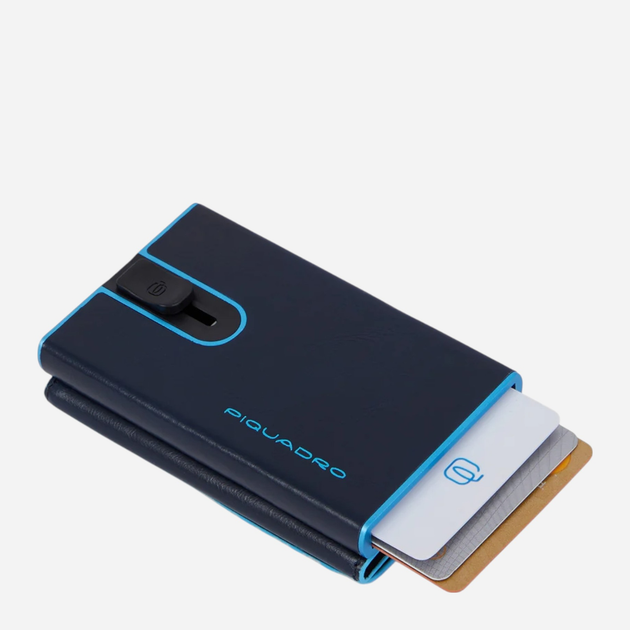 Etui na karty męskie Piquadro PP4891B2BLR/BLU2 Granatowe (800070308240) - obraz 2