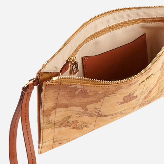 Сумка клатч жіноча Alviero Martini Piatta CM0436000-0010 Коричнева (800070258441) - зображення 4